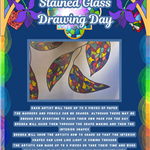 Crafternoon Stained glass drawing day