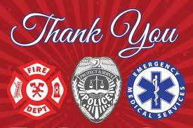 thank you first responders 