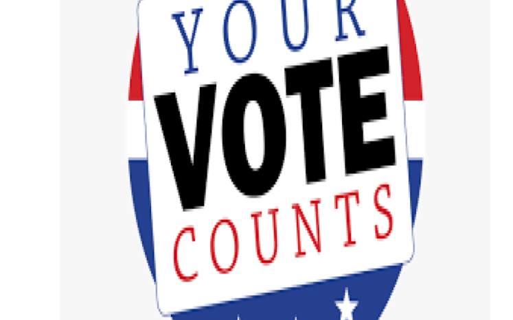 Your vote counts logo